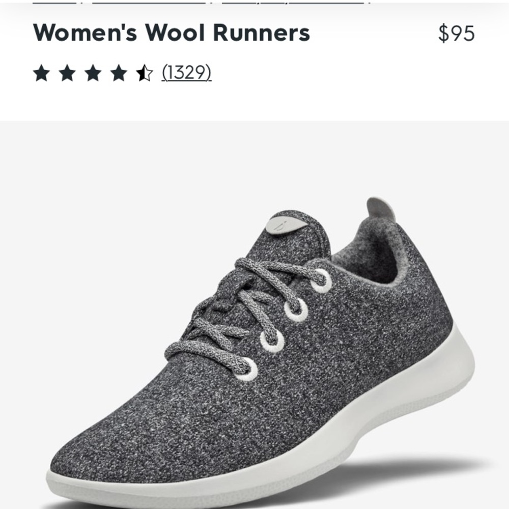 Allbirds Wool Runners women’s size 8.